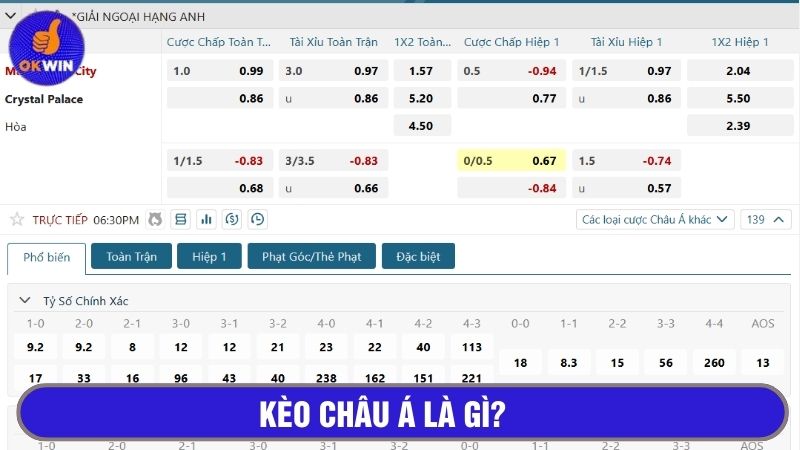 Tìm hiểu kèo châu Á - kèo chấp để cá cược thành công