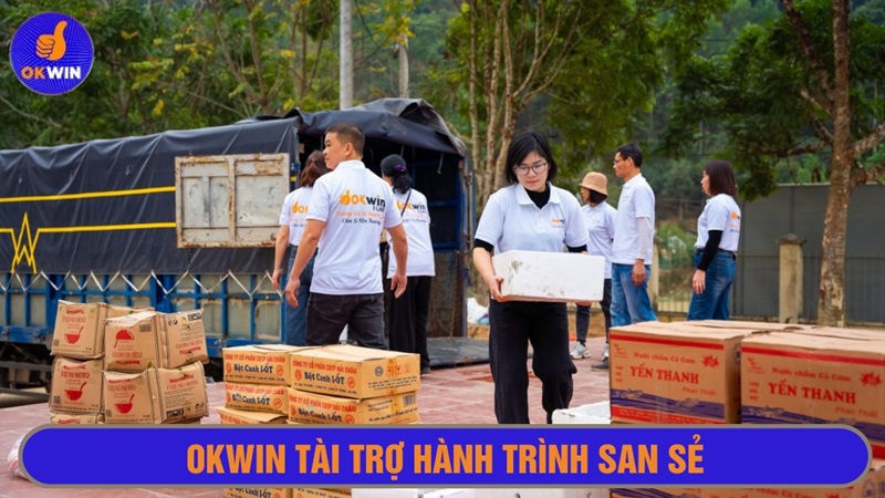 Okwin tài trợ tiền và tặng quà cho Mái Ấm Chúc Từ